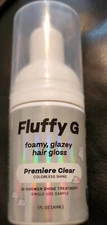 Hally Color Clour Fluffy G Premiere Clear hair gloss 1 fl oz nwob 
