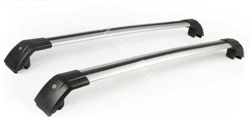 Barra transversal portaequipajes de techo de aluminio de 2 piezas apta para Audi Q5 2009-2017 Foto 2 de 4