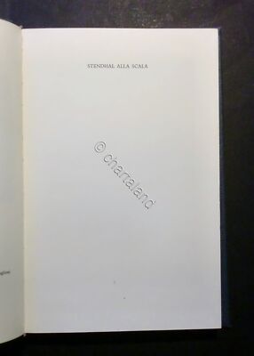 Musik Bücher - Stendhal alla Scala - 1980 ca.