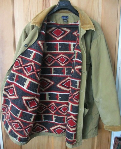 BARN JACKET MENS L AZTEC SHERPA RANCH 