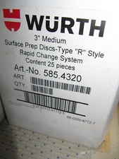 25X  3 inch Medium Surface Conditioning Roll Lock Sanding Disc Die Grinder Drill