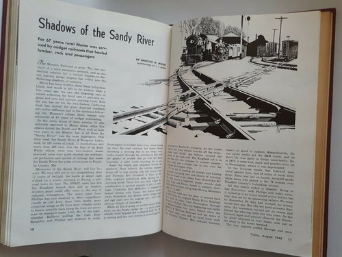 Trains - Volume 6 complete, NOV 1945 - OCT 1946, Kalmbach Wisconsin Bound HB VGC - Picture 8 of 11