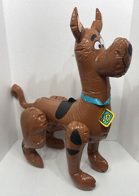 Vintage Scooby-Doo Rinco 2002 Vinyl Inflatable Carnival Blow Up Toy SQUEAKS! NEW