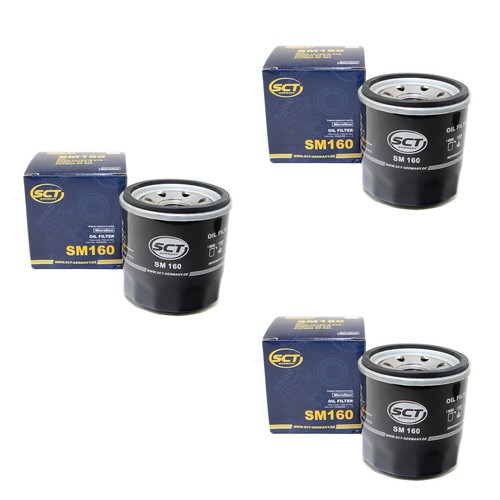 Ölfilter 3 X SCT SM 160 für Daewoo Matiz Daihatsu Piaggio Suzuki Swift Baleno  - Bild 1 von 8