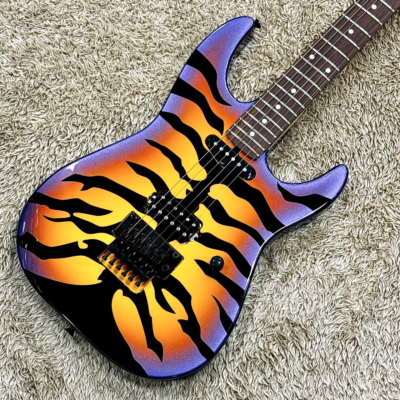 Edwards By ESP E-PURPLE TIGER George Lynch Model Electric Guitar