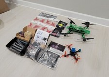 Racing drones, numerous, spare parts, spare cameras, frames, ect. 
