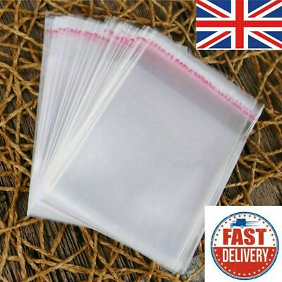 Klare selbstklebende Peel & Seal Cellophan OPP transparente Verpackung Versandtaschen