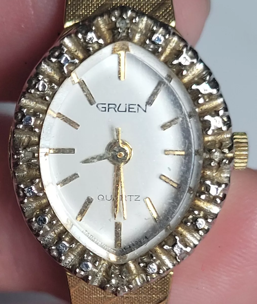 Gruen quartz sales ladies watch