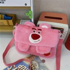 Disney Toy Story Lotso Plush Crossbody Messenger Bag Purse - NEW 