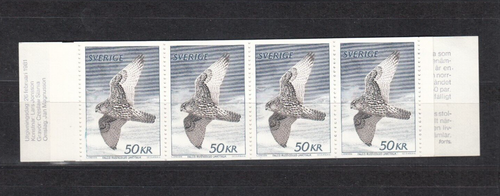 SCHWEDEN, 1981 Gerfalke 1140 Markenheftchen II **, (37657)