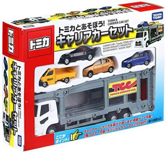 Takara Tomy Carrier Car Set (Comes w 4 Tomica cars) Toyota Suzuki