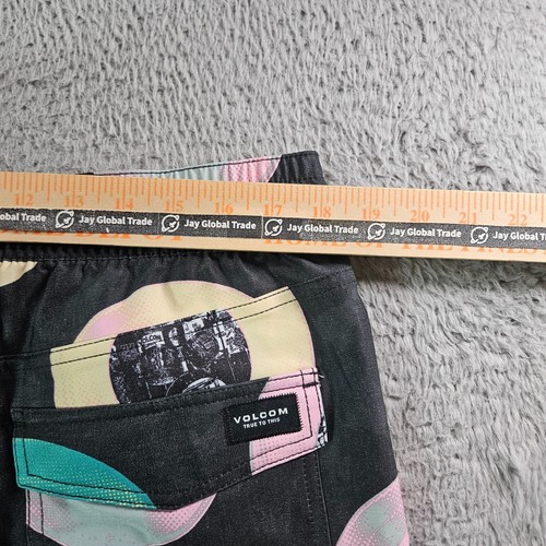 NWT Volcom Stoneys Board Shorts Swim Trunks Men XL Geometric Multicolor - Picture 10 of 13