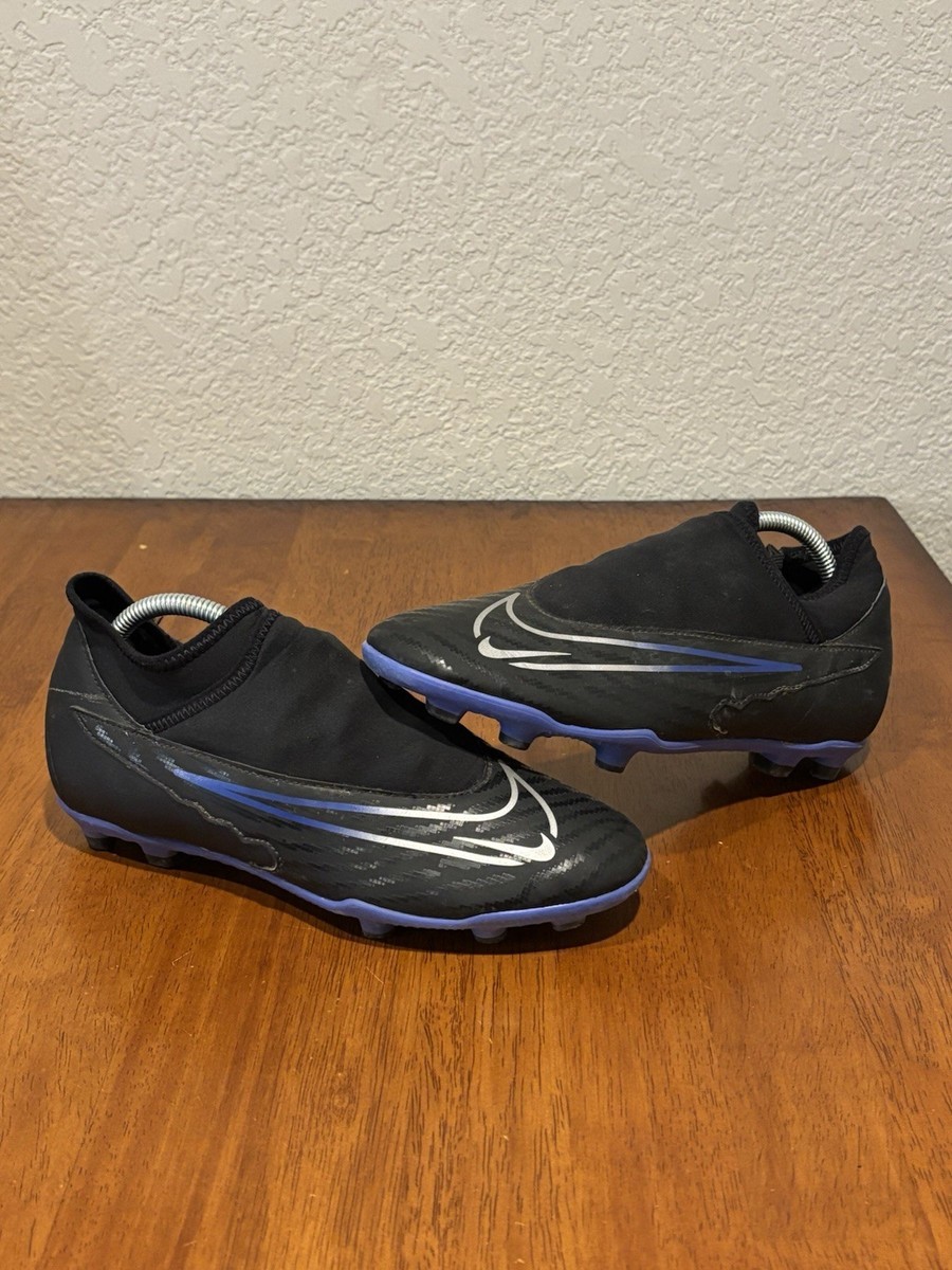Nike Phantom Gx Df Fg/Mg Black-Chrome-Hyper Royal Blue Men display picture 1