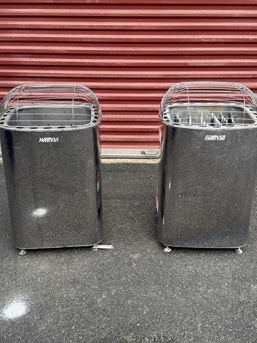 2 Harvia HRKGU1020C Club Series 10kW Stainless Sauna Heater, 208V/3HP-Commercial