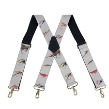 KUNN Suspenders for Men Heavy Duty Swivel Hook X-Back Work Suspender Adjustab...
