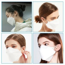 10/50/100 PCS N95 KN95 Mask Disposable Particulate Respirator Face Masks 5 Laye