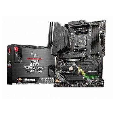 MAG B550 Tomahawk MAX WiFi Gaming Motherboard (AMD Ryzen 5000 Series, AM4, DD...