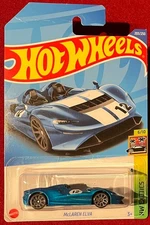 HOT WHEELS EXOTICS McLAREN ELVA BLUE 203/250.  SEE COMBINED OFFERS!