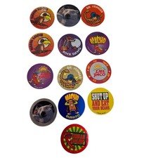 Del Taco Pogs Lot 13 Vintage 1994 1995 Promot...