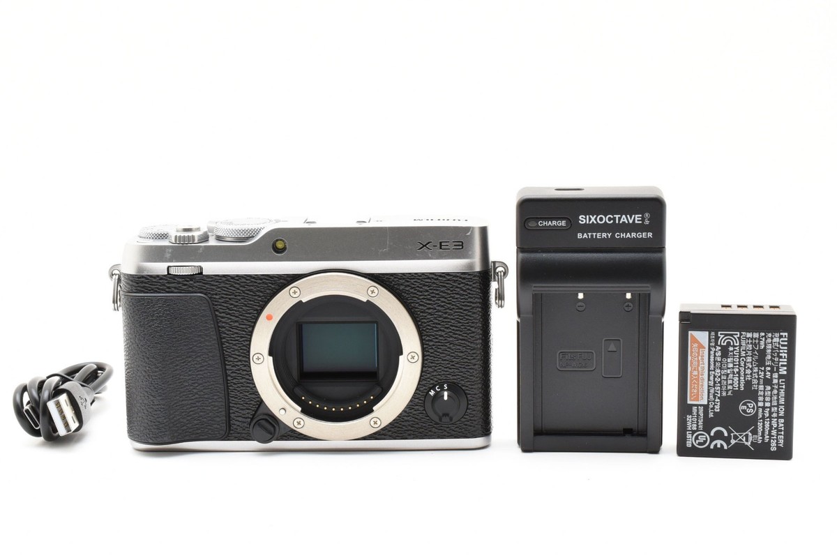Fujifilm Fuji X-E3 24.3MP Mirrorless Digital Camera Silver From