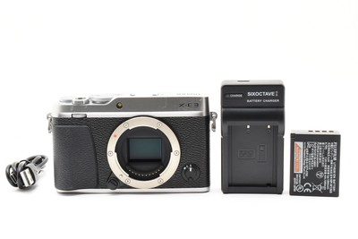 Fujifilm Fuji X-E3 24.3MP Mirrorless Digital Camera Silver From