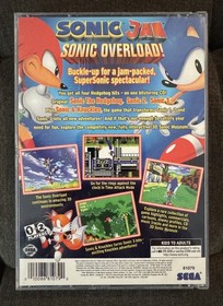 Sonic Jam Sega Saturn CIB Authentic Manual Case Art Contest Card Tested Works