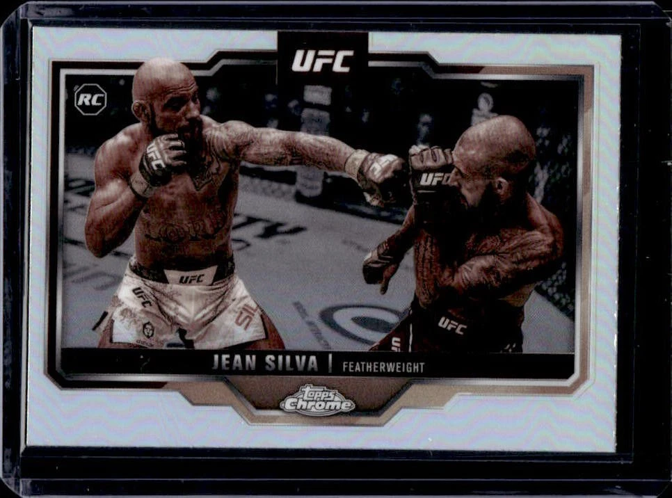 2025 Topps UFC Chrome Jean Silva RC Sepia Refractor Rookie #56