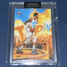 Tyson Beck x Obi Toppin Player Exclusive Rookie Card 2020-21 LE /500. rookie card picture