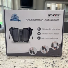 Cincom CM-010A Black Gray Corded Electric Compression Leg Massager - Calf