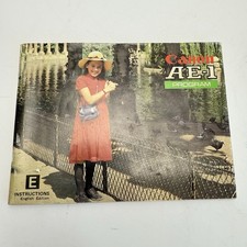 Canon AE-1 Program Manual  FD Lens Guides Lot Vintage Camera Books 1982