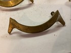 30-50’s Rare Unique Art Deco Set 4 Vintage Hardware Art W/screws Brass? — photo 4