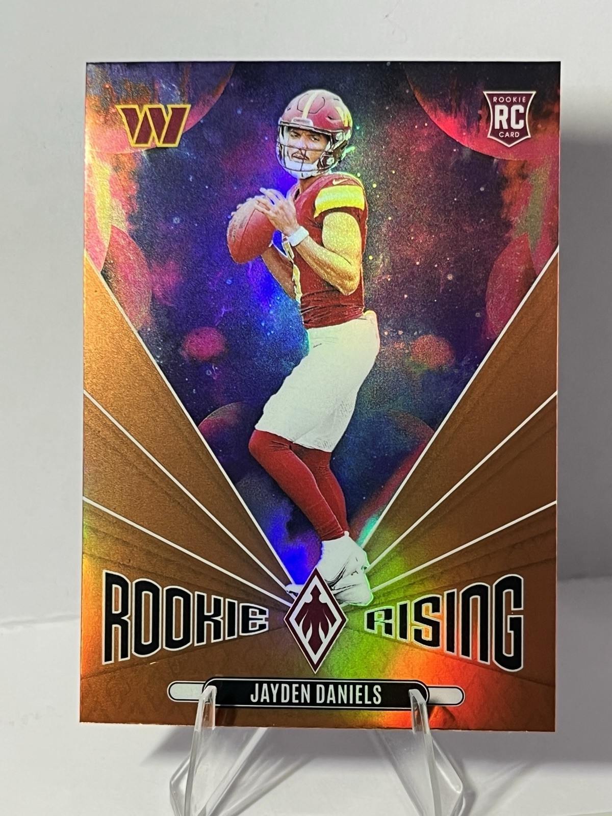 2024 Panini Phoenix - Rookie Rising Jayden Daniels #RR-JDS Orange (RC)