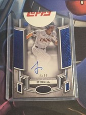 2024 Topps Tier One - Breakout Autographs Jackson Merrill #BOA-JM Blue Foil /99