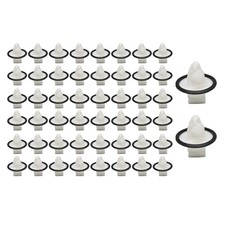 50PCS Side Body Panel Trim Molding Clip Center Molding Clip Bumper Corner