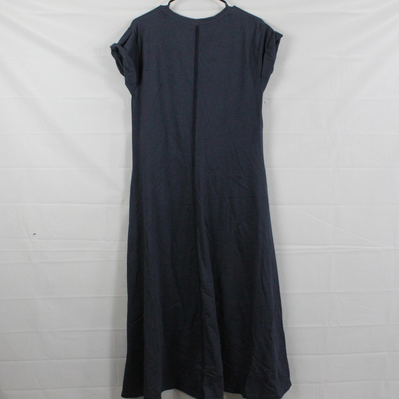 La Ligne Dress Small Andie Midnight A Line Maxi Navy Blue Crewneck Luxury Casual