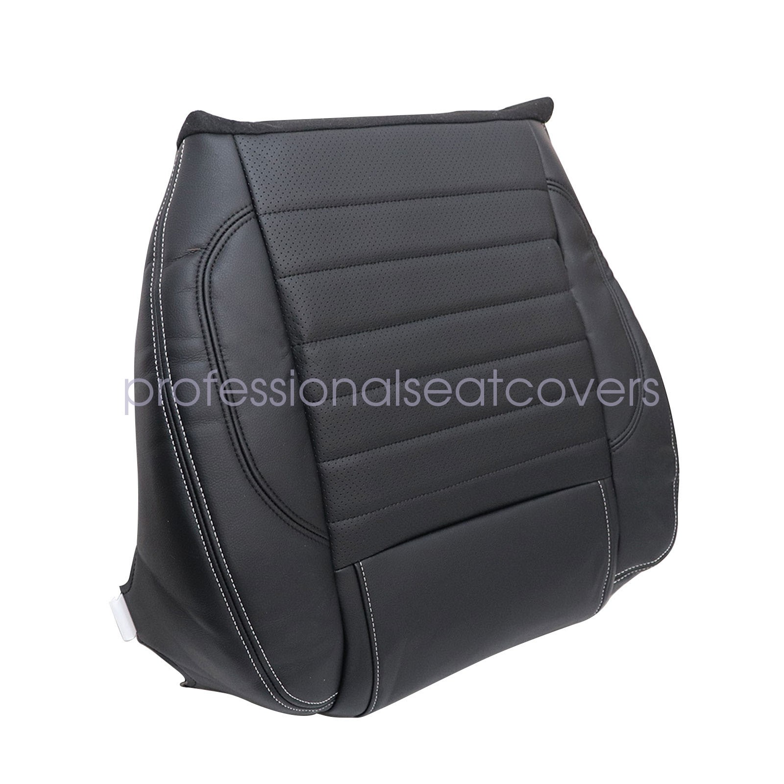 For 2010-2014 Ford Mustang Driver & Passenger Bottom & Top Leather Seat Cover