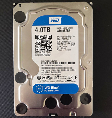 Western Digital WD Blue 4TB 5400RPM 64MB 3.5'' SATA HDD WD40EZRZ