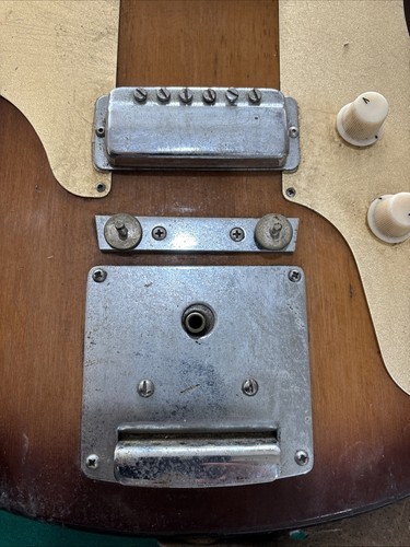 Guyatone Earliest Model Late 1950s Futuristic Japanese Guitar Vintage - Picture 15 of 15