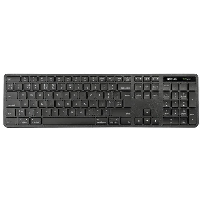 Targus EcoSmart AKB873UK Keyboard Universal RF Wireless + Bluetooth QWERTY UK En