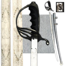 RARE & NICE US AMERICAN SWORD M 1902 ENGRAVED BLADE WW1 ORIGINAL