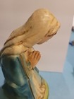 Vintage Chalk ware Nativity Figurine Mary Kneeling, 8" Tall 12inch scale — photo 5