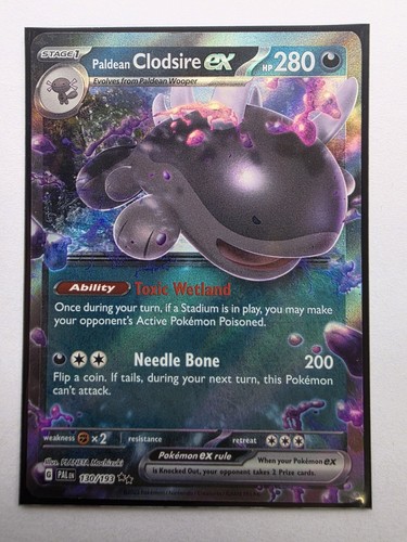 Paldean Clodsire ex 130/193 Sv02: Paldea Evolved Holo - Picture 3 of 3