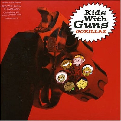 Gorillaz - Kids With Guns / El Mañana (7'', Red)