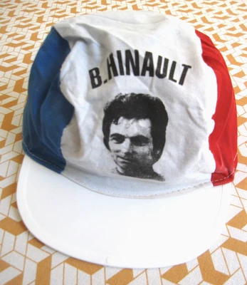 Casquette Cycliste Bernard Hinault Tour de France cycling Cap Vintage - Photo 1/4