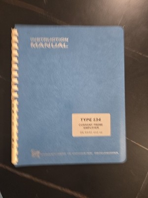 Tektronix Type 134 Current Probe Amplifier Instruction Manual SN 6620 and Up
