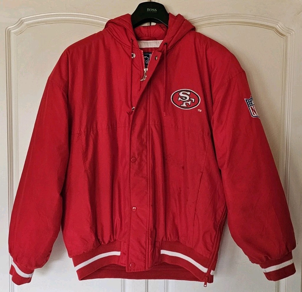 Vintage San Francisco 49ers Jacket Puffer NFL Starter 1970's Hong