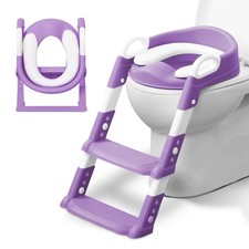 KIDOOLA Adjustable Potty Ladder Seat for Toilet Training with Steps, Handle