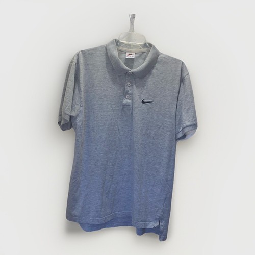 Polo golf Nike uomo grande grigia manica corta - Foto 5 di 6