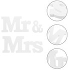 2 Sets Photo Props Hochzeit Dekoration Hochzeits Hochzeitsempfangdekoration