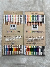 EK Success Memory Pencils Set Of 24: Earth Primary Colors